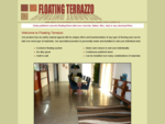 Floating Terrazzo - 15mm polished concrete floating floors laid over concrete, timber, tiles, vin