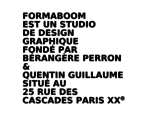 FORMABOOM Studio Graphique PARIS - FR