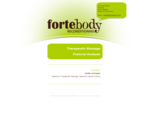 Forte Body Conditioning | Therepeutic Massage and Postural Analysis, Rotorua, New Zealand