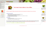 Fruit at Work - Fresh fruit delivered to your work
