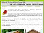 Wooden garden sheds portable cabins kids playhouses