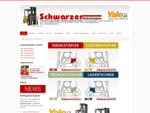 Schwarzer Gabelstapler Gabelstapler - Staplerservice - Gebrauchtstapler - Mietstapler - Yale - ...