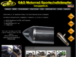 Motorrad Sportauspuff - G&G Motorrad Sportschalldämpfer - GEGBIKE - GG Dämpfer - Motorrad Sports