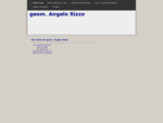Angelo Rizzo geometra, Home Page