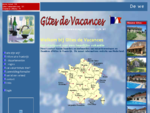 Gites de Vacances, Vele vakantiewoningen, gites en chambres d'hotes in Frankrijk