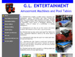 Home - G. L. Entertainment - Amusement Machines and Pool Tables