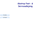 Glostrup Fest- og Serviceudlejning, telte, borde, stole, service, tilbehør m. v.