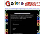 GoForIt Amusement Machines in WA Classic Arcade Games Sales, Profit Sharing, and Service in the So