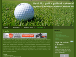 Golf - golfové hole, golfové vybavení, golf shop, golf club