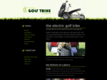 Electric Golf Trikes - Golf Buggy and Club Cart Alternative