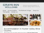 Wollombi Accommodation | Grays Inn, NSW Hunter Valley