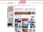 Greub Machines - Suisse - Machines neuves et d'occasion - Service après vente et révision
