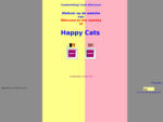 De website van Happy CatsThe website of Happy Cats
