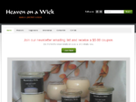 Candles, Scented Candles Candle Holders Reed Diffusers Heaven on a Wick