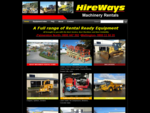 Hireways Heavy Machinery Rentals Palmerston North New Zealand