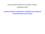 Webspace - Domain - Webhosting