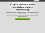 Váš webhosting neexistuje | Websupport. sk