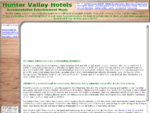 Hunter Valley Hotels8482; - Hunter Valley Hotel Accommodation Entertainment and Meals