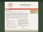 Informatica forense - Insegnamento presso la Scuola di Giurisprudenza Universita di Bologna