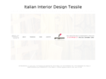 Italian Interior Design Tessile - Il tessile dell'arredo Italiano - Progetto Interior design tessile