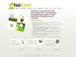 IsoCare - Isolation Toits Murs creux - Chassis - Survitrage