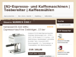 [N]•Espresso- und Kaffemaschinen | Teebereiter[N]•Espresso- und Kaffemaschinen | Teebereiter | Kaffe