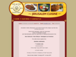 Jerusalem Cuisine Gourmet Passover Takeout Food - Pesach Menu 2014 - Jerusalem Israel
