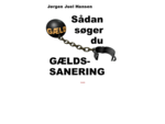 Jørgen Juel Hansen har skrevet bogen Sådan søger du gældssanering (forside)