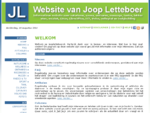 Website van Joop Letteboer - naturisme, sauna, ontharen, douche-wc's, eten, muziek, politiek (FVD, P