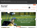 Kartel - Home - men's and ladies golf, casual and leisurewear clothing.