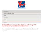 Kellersberger AG – Bauunternehmung aus Wädenswil am Zürichsee