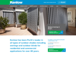 Awnings Perth | Outdoor Blinds Perth | Shades - Kenlow