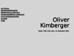 Dr. O. Kimberger - Anästhesist und Intensivmediziner