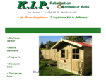 KiP Fabricant d'abris de jardin bois - ossature bois