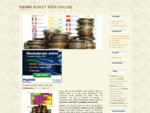 Denní kurzy měn online