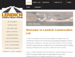 Home Lendich Construction Ltd - Earthworks and Construction Services