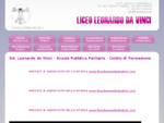 Ist. Leonardo da Vinci - Scuola Pubblica Paritaria - Centro di Formazione - Istituto Leonardo Da Vi