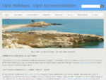 Lipsi Holidays - Lipsi Accommodation - Home