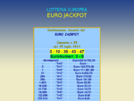 Lotteria Italia 2013 tutti i biglietti vincenti del 6 gennaio 2014, Eurojackpot dell'11 aprile 2014