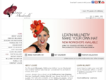 Melbourne milliner Louise Macdonald - Fashion hats and courses