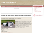 Luxe Trouwauto verhuur en trouwvervoer huren in Rotterdam en Amsterdam