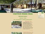 Máchovo jezero ubytování | chatky Oáza