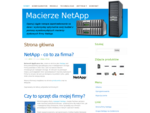 Macierze NetApp - Strona główna