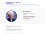 Auckland Celebrant Services - Weddings - Marriage - Barrie Mason - Licensed Marriage Celebrant - Auc