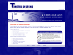 TIMETEK SYSTEMS Specialists in Industrial Time Equipment MASTER CLOCKS