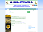 maths-sciences. fr mathématiques et sciences physiques en LP