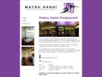 Matsu Hashi Japanese Restaurant | Home