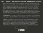 MCP - Merita C. Petrou Civil Engineer Chartered Surveyor | mcp. gr