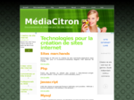 Création et hébergement de sites internet professionnels Médiacitron