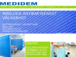 Antibakteeriset väliverhot ja kertakäyttöiset verhot | MEDIDEM